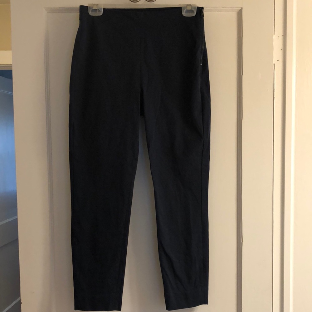 Everlane side zipper stretch cotton pants